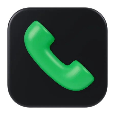 Application téléphonique  3D Icon