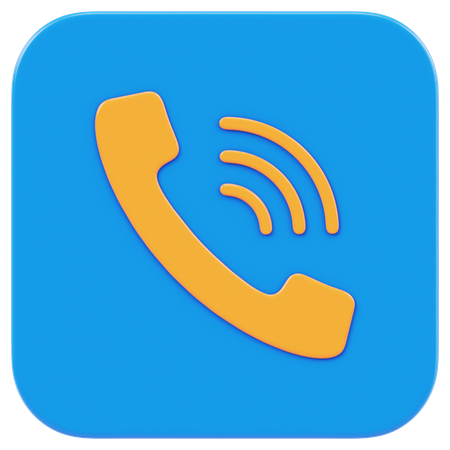 Application téléphonique  3D Icon