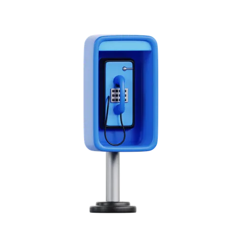 Telephone Booth  3D Icon