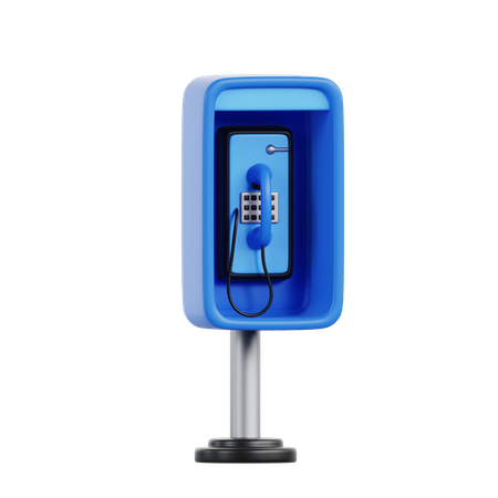 Telephone Booth  3D Icon