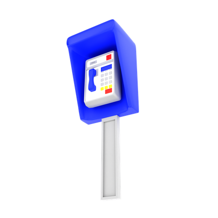 Telephone booth  3D Icon