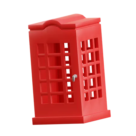 Telephone Box  3D Icon