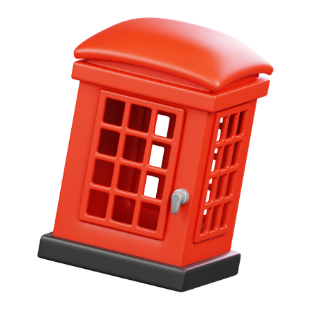 Telephone Box  3D Icon