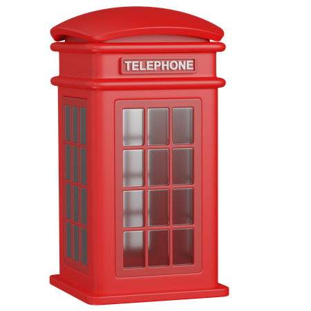 Telephone Box  3D Icon
