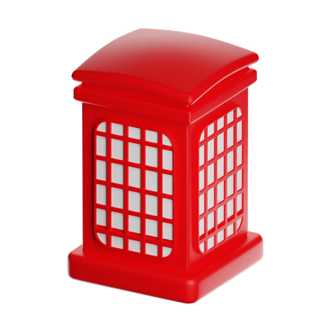 Telephone box  3D Icon