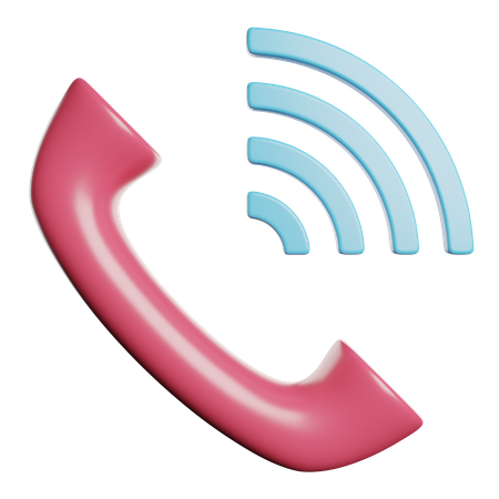 Telephone Call  3D Icon