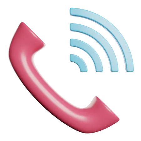 Telephone Call  3D Icon