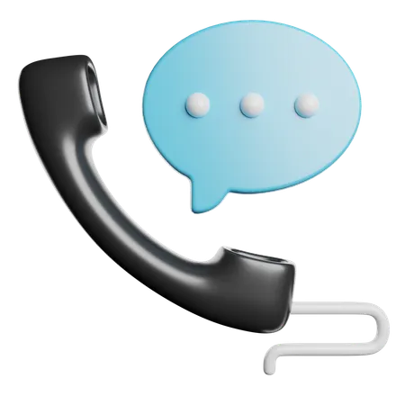 Telephone Call  3D Icon