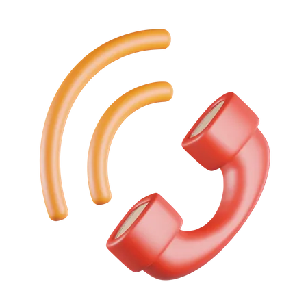 Telephone Call 3D Icon