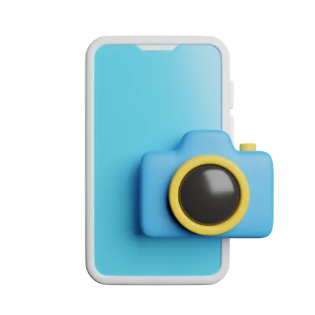 Appareil photo du téléphone  3D Icon