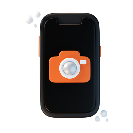 Appareil photo du téléphone  3D Icon