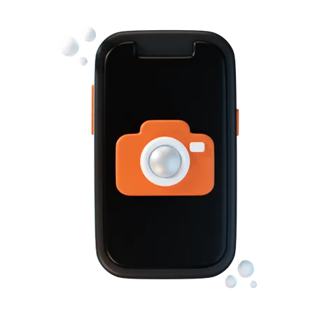 Appareil photo du téléphone  3D Icon