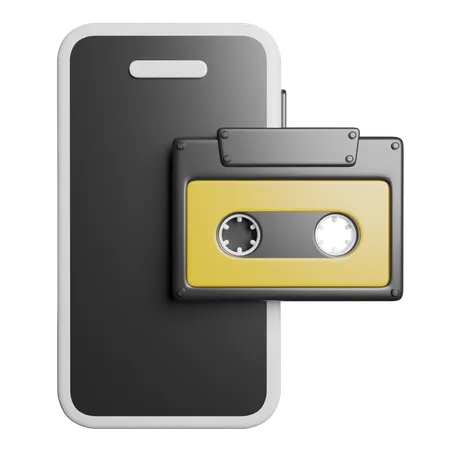 Cassette téléphonique  3D Icon