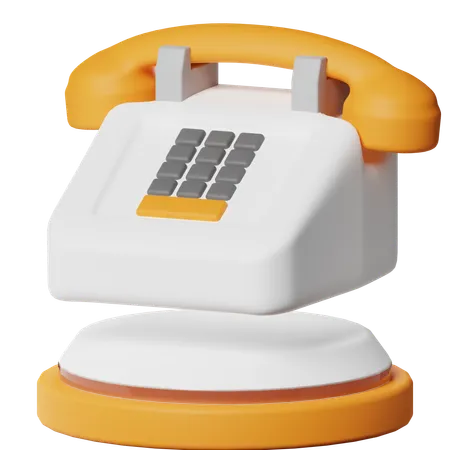 Téléphone classique  3D Icon