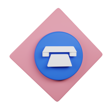 Contact téléphonique  3D Icon