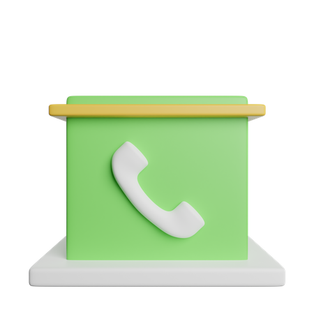 Téléphone de bureau  3D Icon