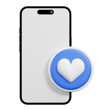 Téléphone préféré  3D Icon