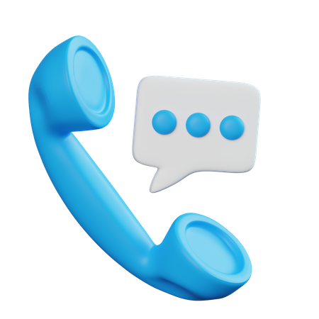 Telephone Feedback 3D Icon