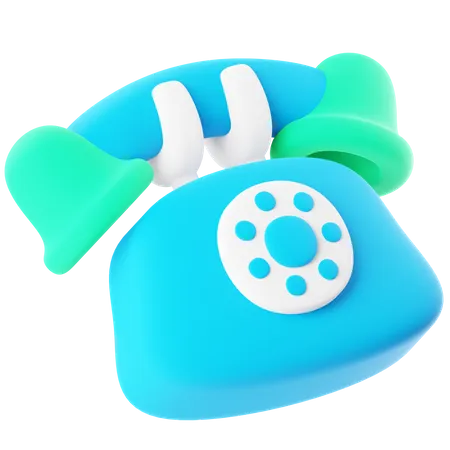 Téléphone fixe  3D Icon