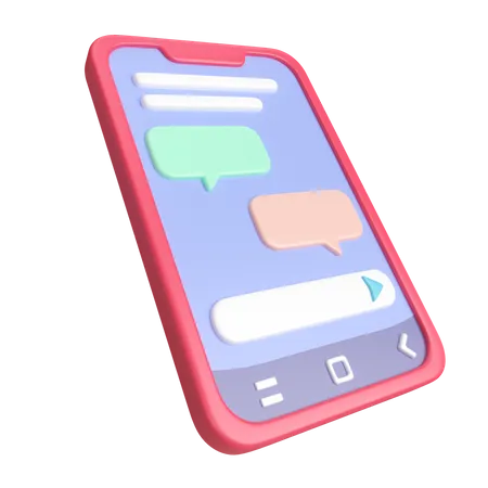 Téléphone intelligent  3D Icon