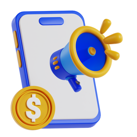 Marketing téléphonique  3D Icon