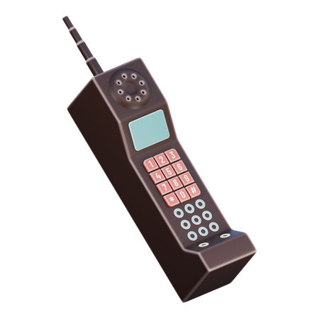 Téléphone mobile  3D Icon