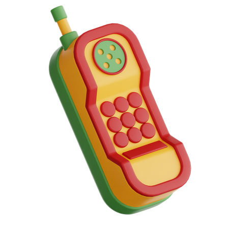 Téléphone mobile  3D Icon