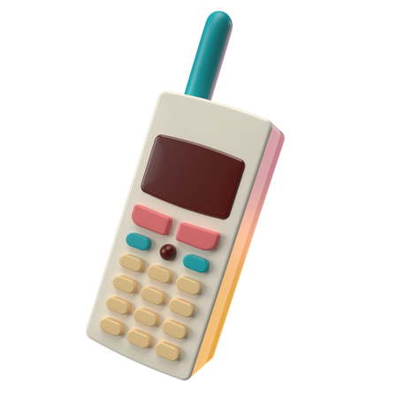 Téléphone mobile  3D Icon