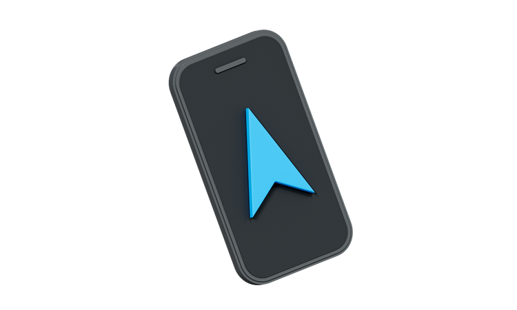 Navigateur téléphonique  3D Icon