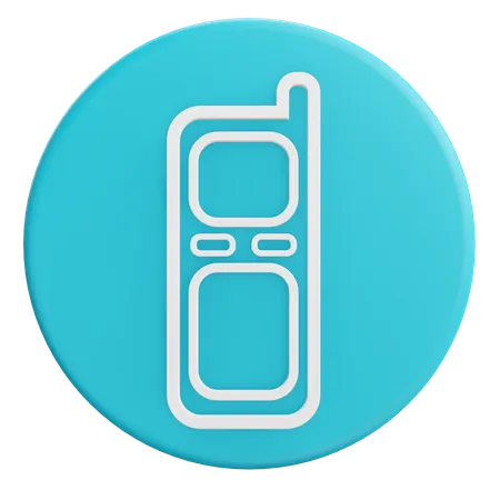 Téléphone portable  3D Icon