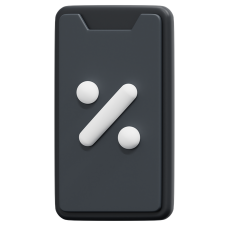 Téléphone portable  3D Icon