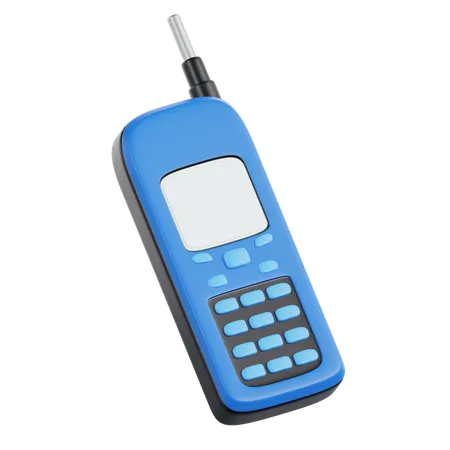 Téléphone portable avec anthena  3D Icon