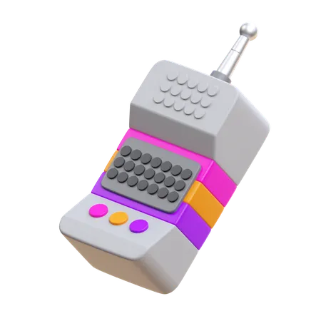 Téléphone portable rétro  3D Icon