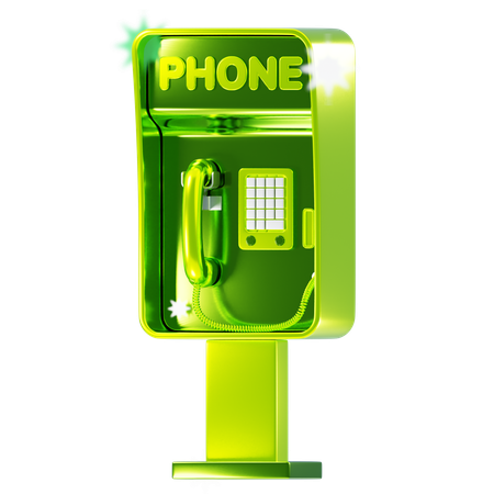 Téléphone public  3D Icon