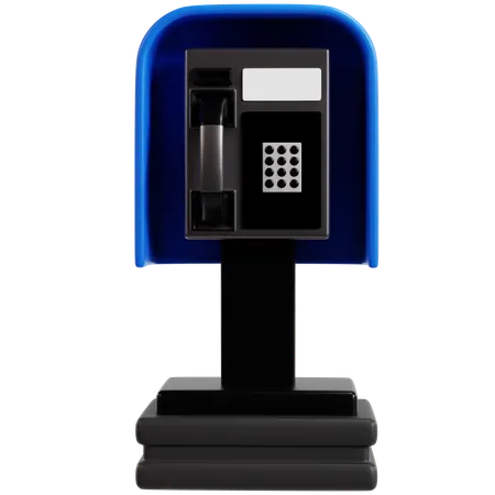 Téléphone public payant  3D Icon