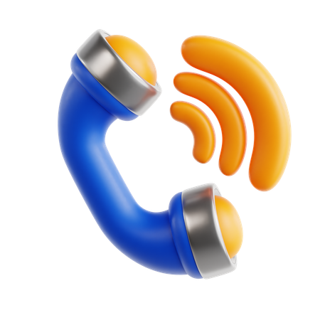 Telephone Receiver  3D Icon
