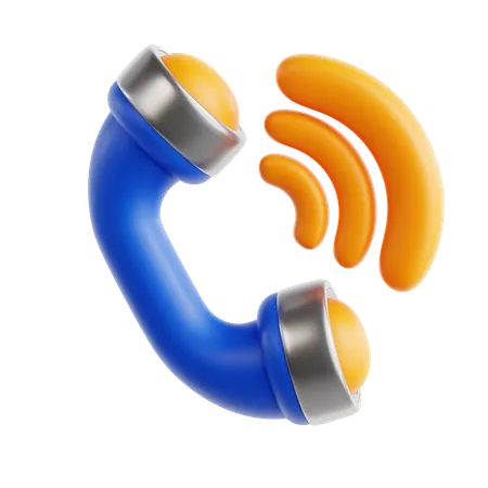 Telephone Receiver  3D Icon