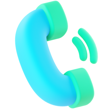 Telephone Receiver  3D Icon