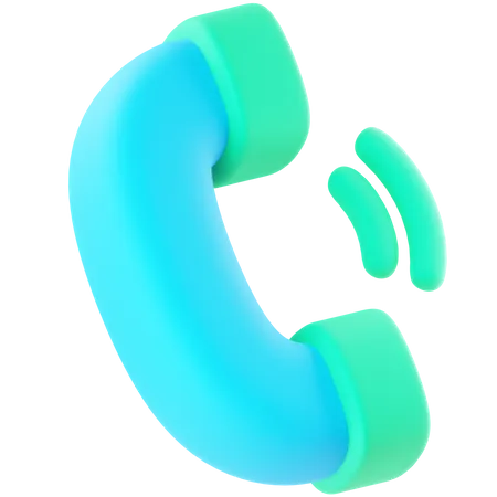 Telephone Receiver  3D Icon