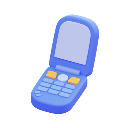 Téléphone rétro  3D Icon