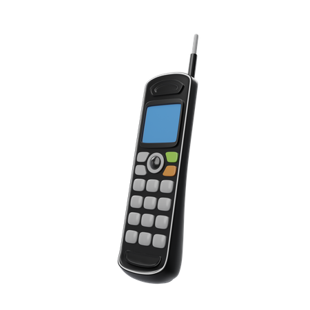 Téléphone sans code  3D Icon