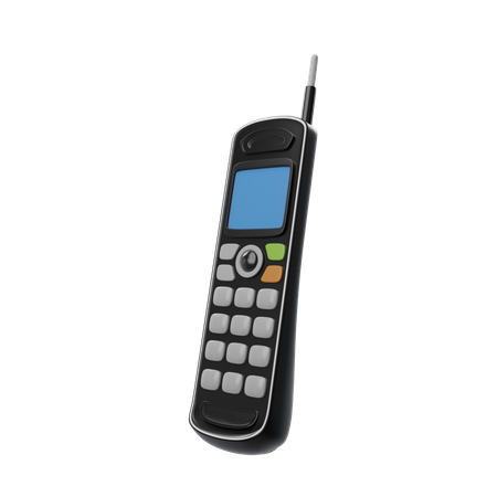 Téléphone sans code  3D Icon