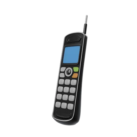 Téléphone sans code  3D Icon