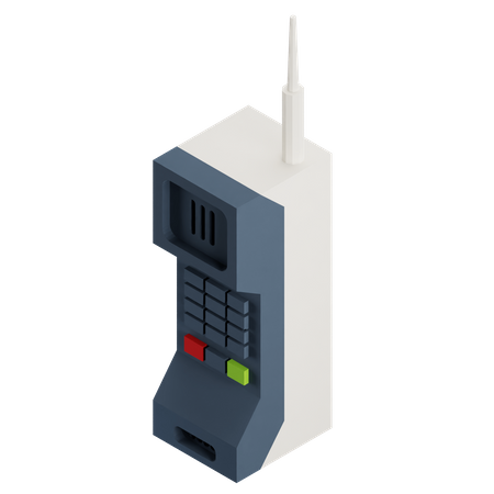 Téléphone sans fil  3D Icon
