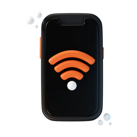 Téléphone wifi  3D Icon