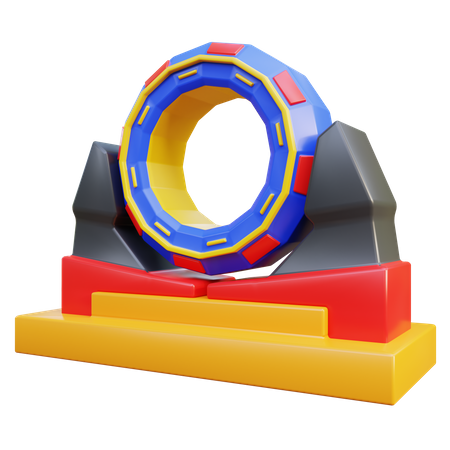 Teleportation Portal  3D Icon