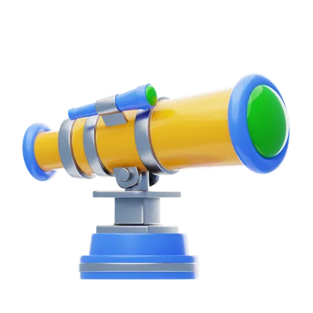 Télescope  3D Icon