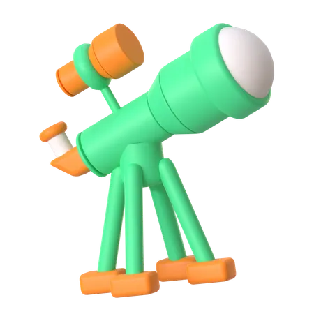 Télescope  3D Icon