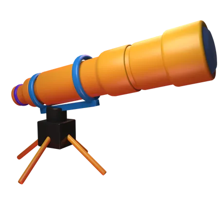 Télescope  3D Icon