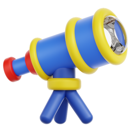 Telescope  3D Icon